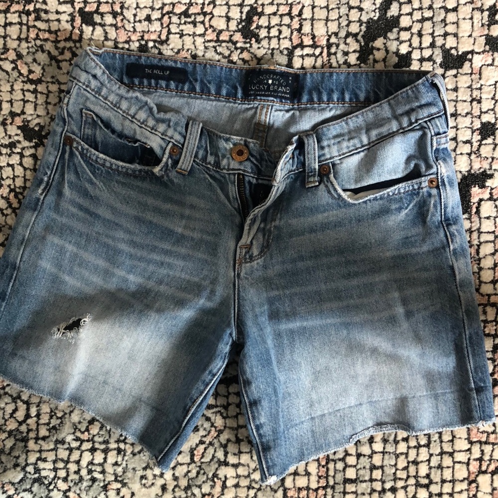 Lucky Brand Roll Up Boyfriend Shorts